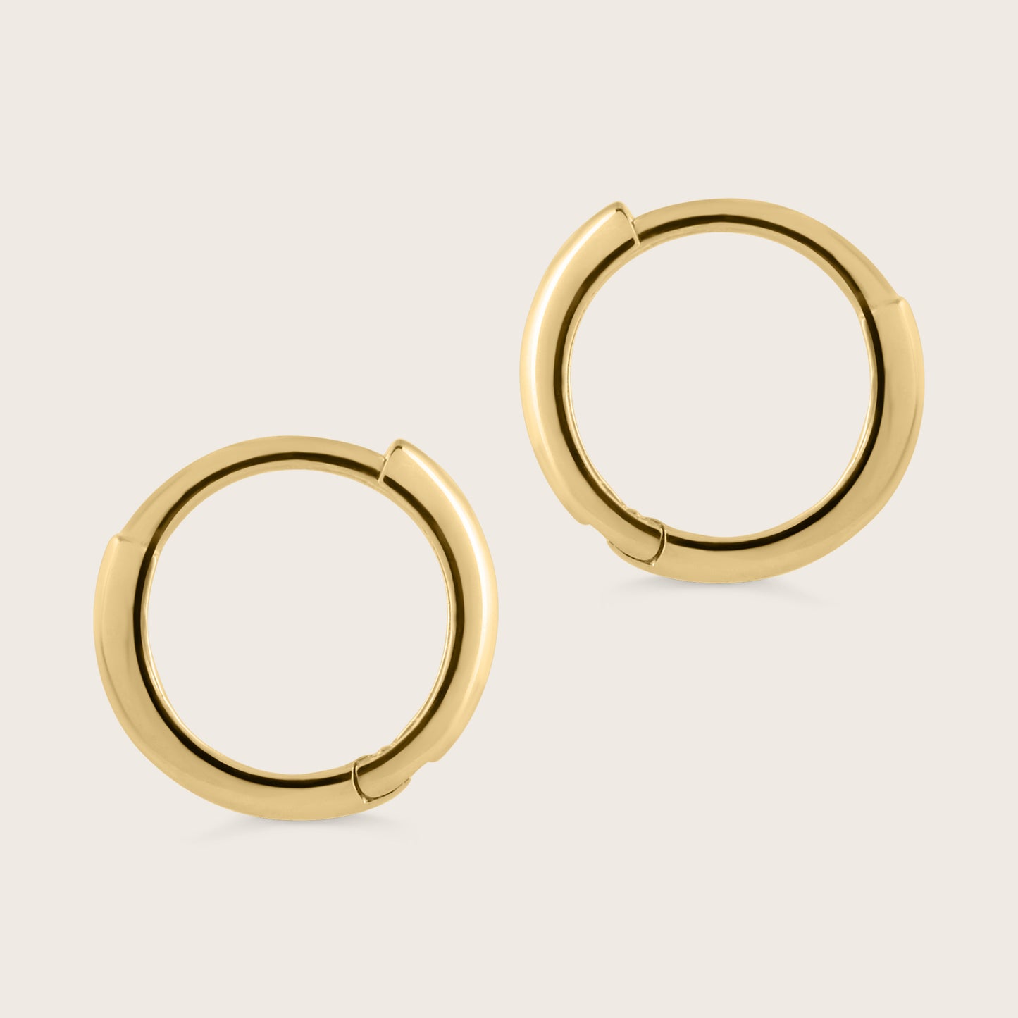 14k Yellow Gold Single Mini Hoop Earring