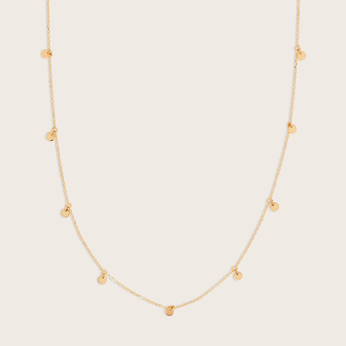 18k Gold Vermeil Baguette CZ Charm Necklace
