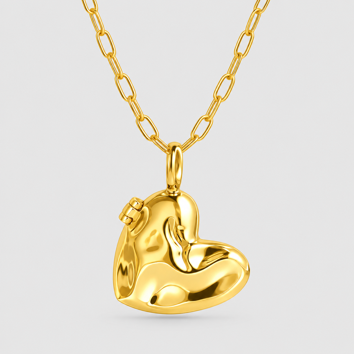 Love Heart Locket Necklace