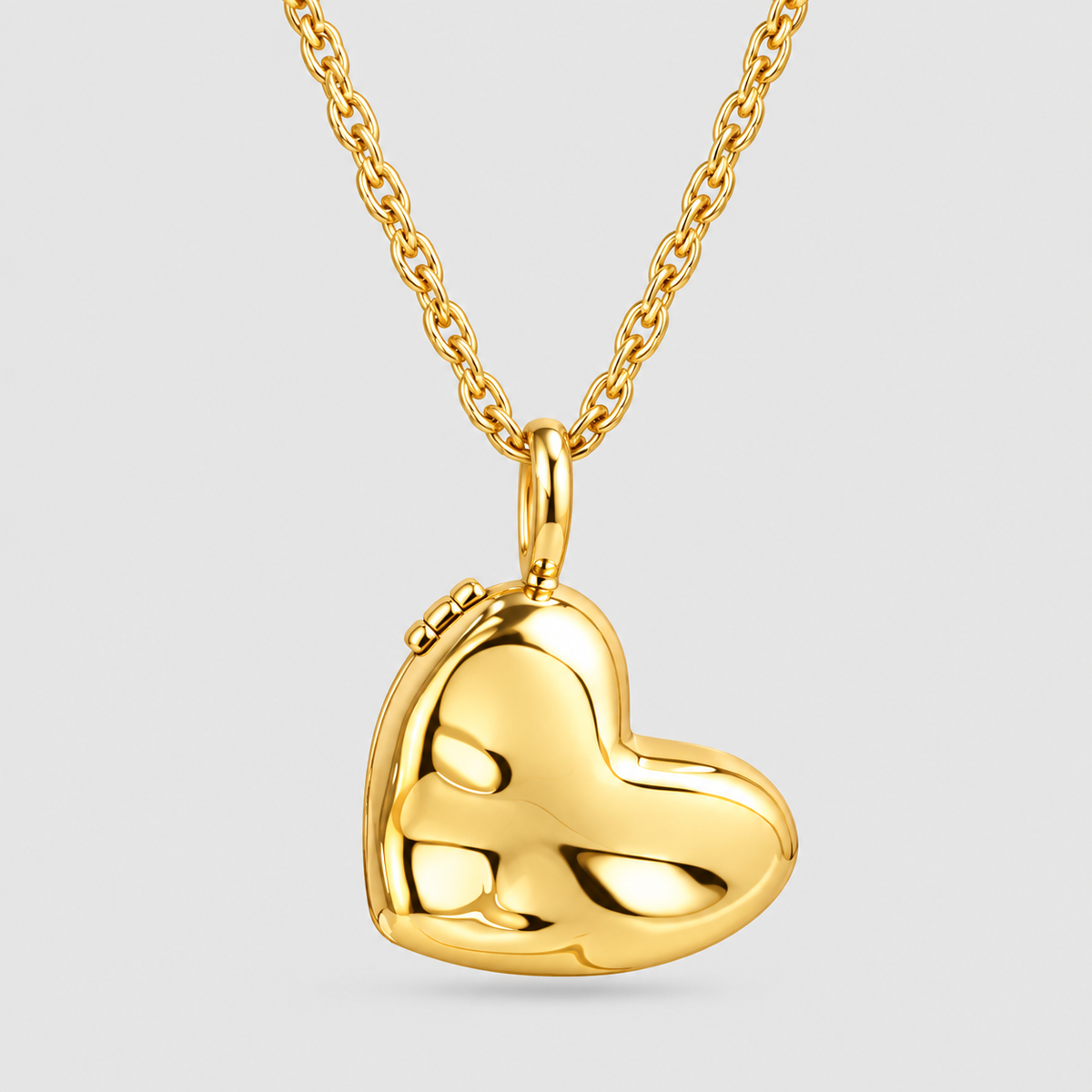 Love Petite Heart Locket Necklace