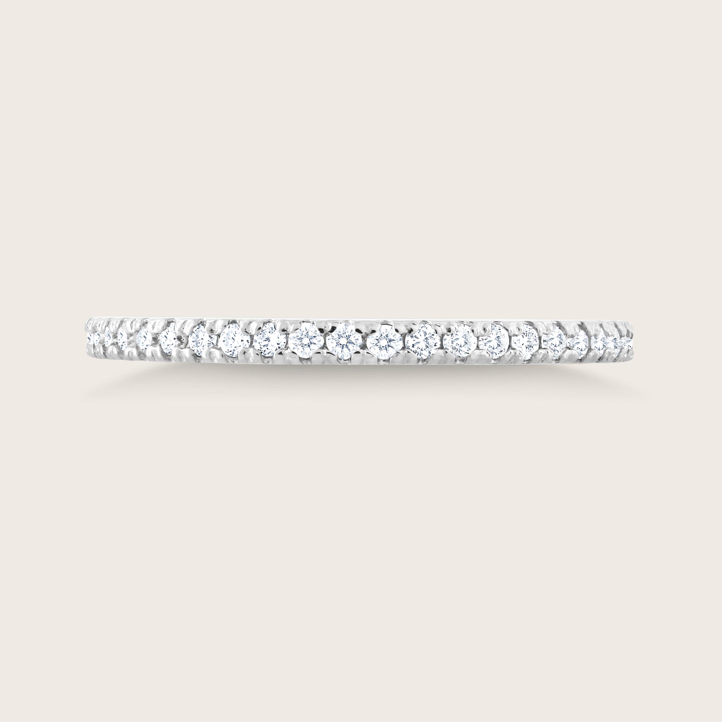 14k Gold Petite Lab Grown Diamond Eternity Band Ring