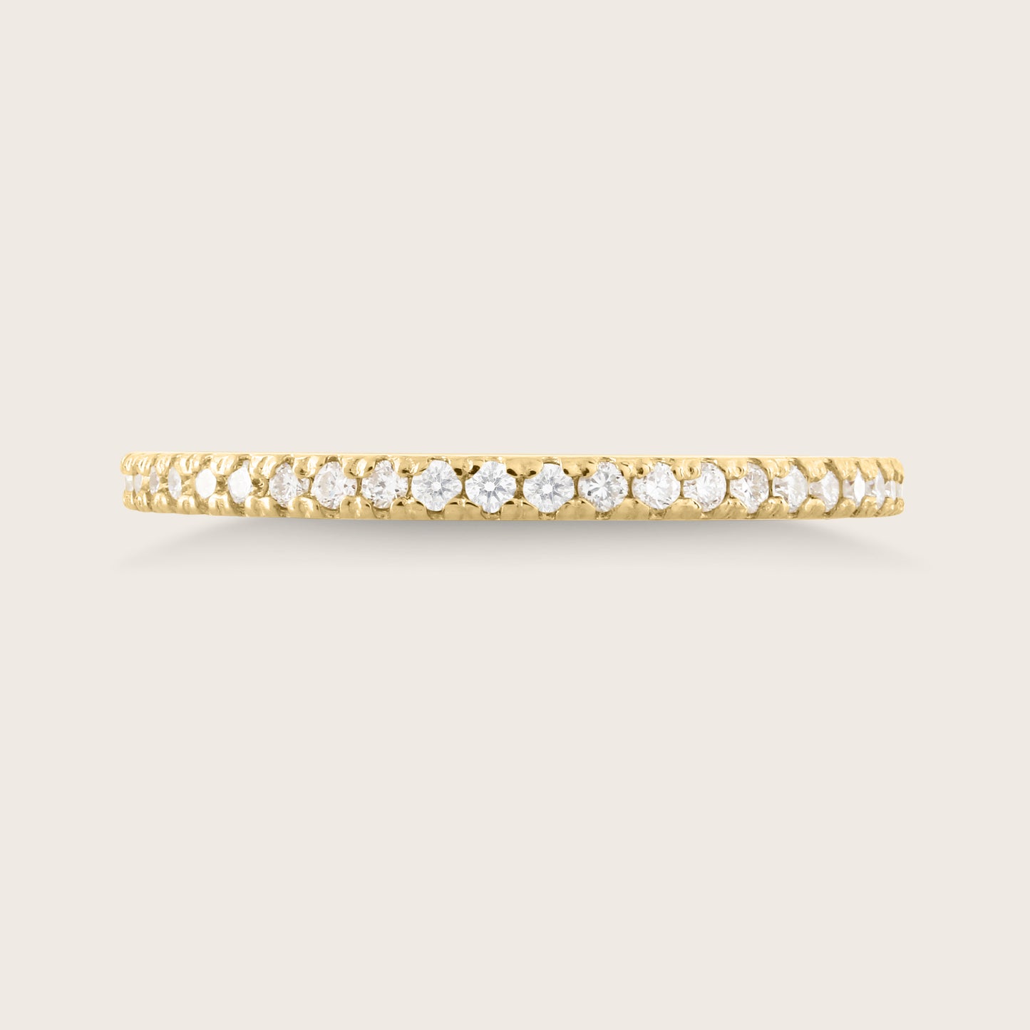 14k Gold Petite Lab Grown Diamond Eternity Band Ring