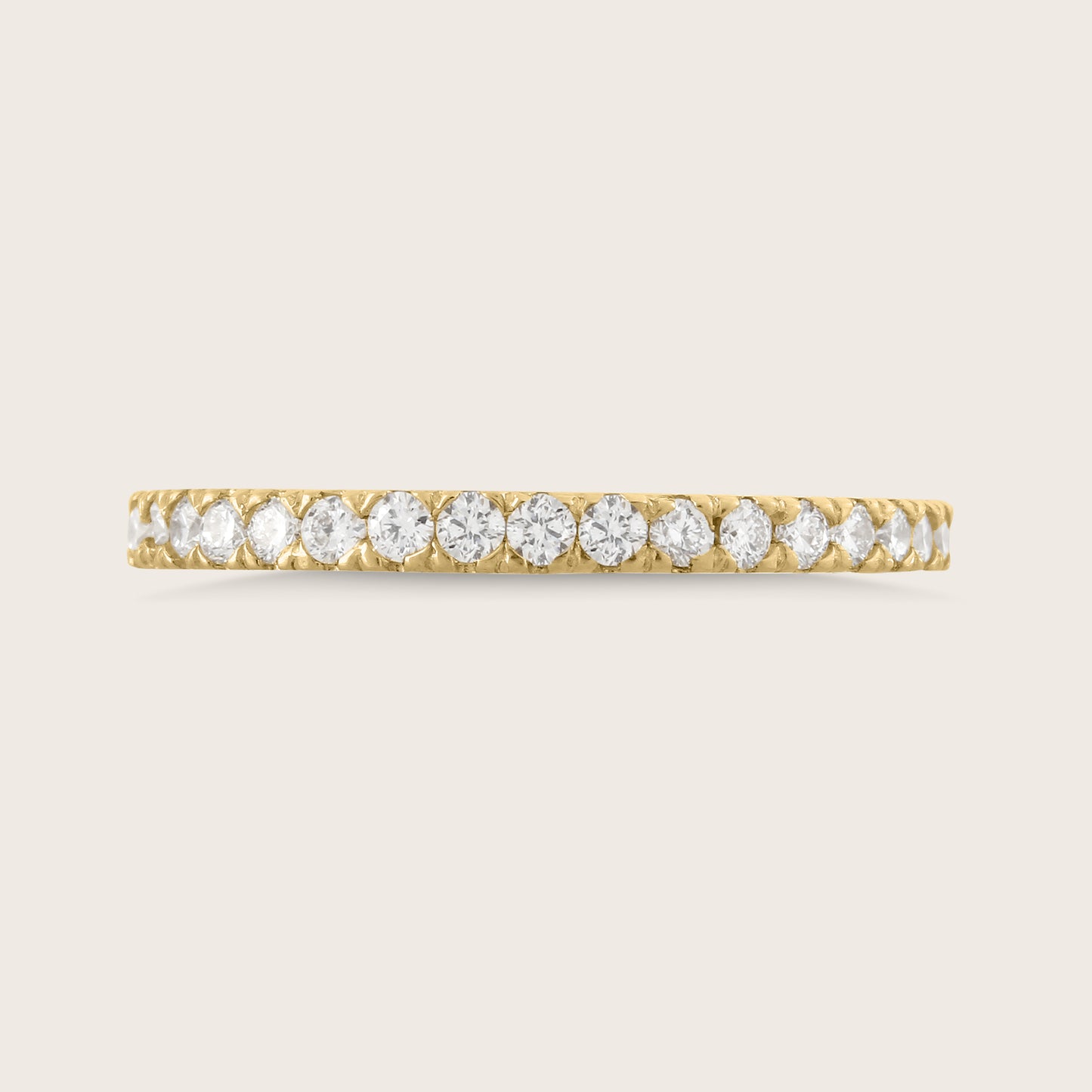 14k Gold Lab Grown Diamond Eternity Band Ring