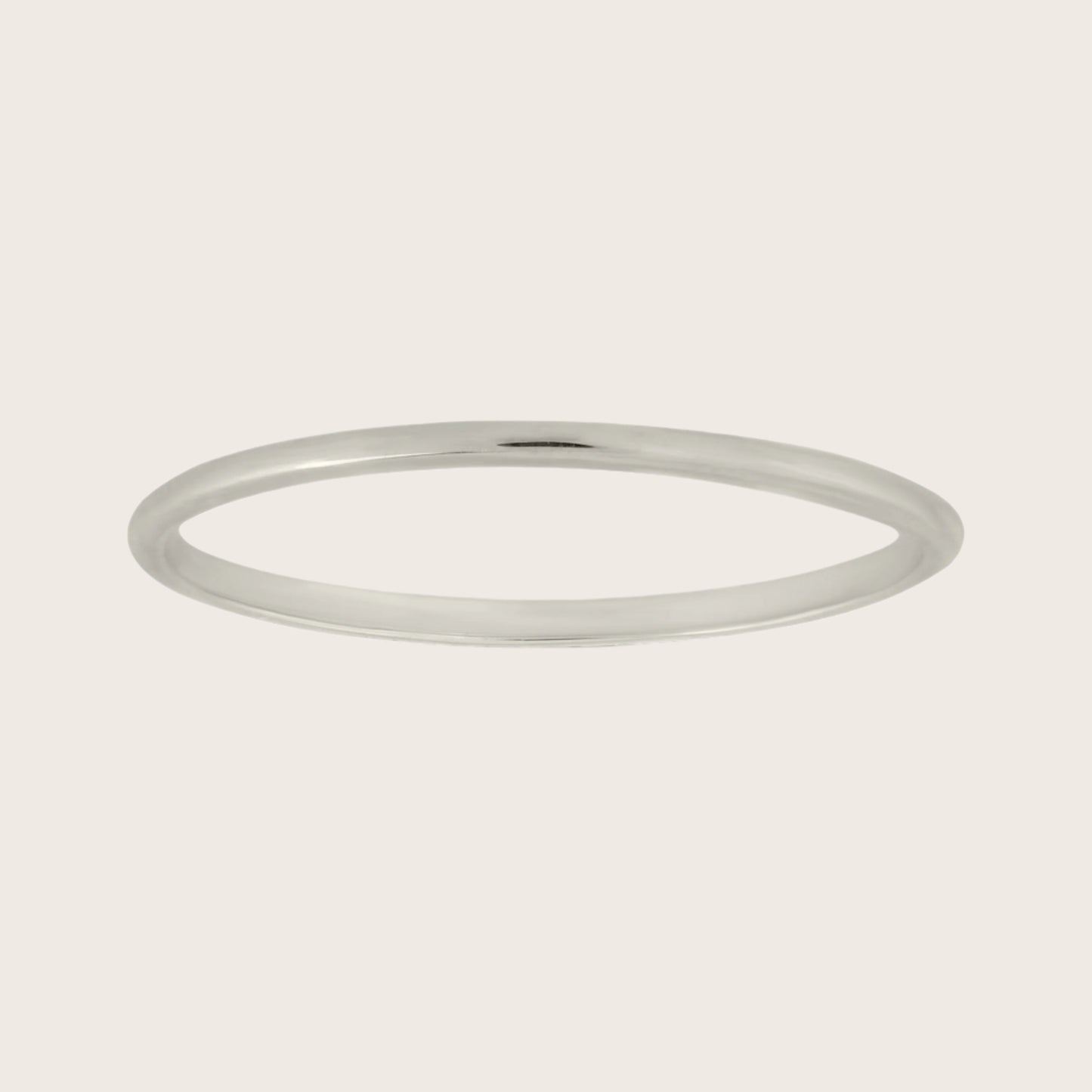 14k Gold Thin Wedding Band Ring