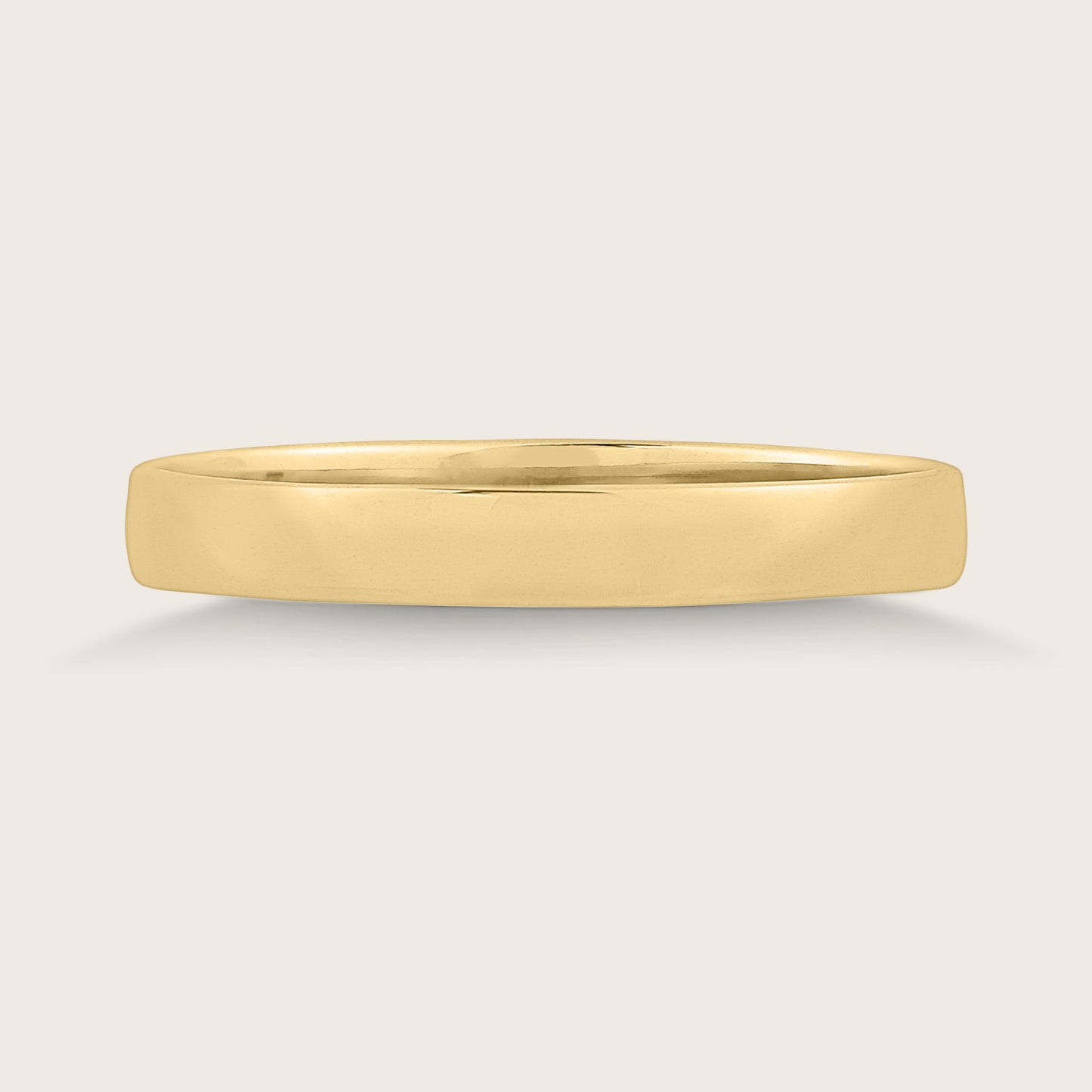 14k Yellow Gold Bold Stacker Band Ring