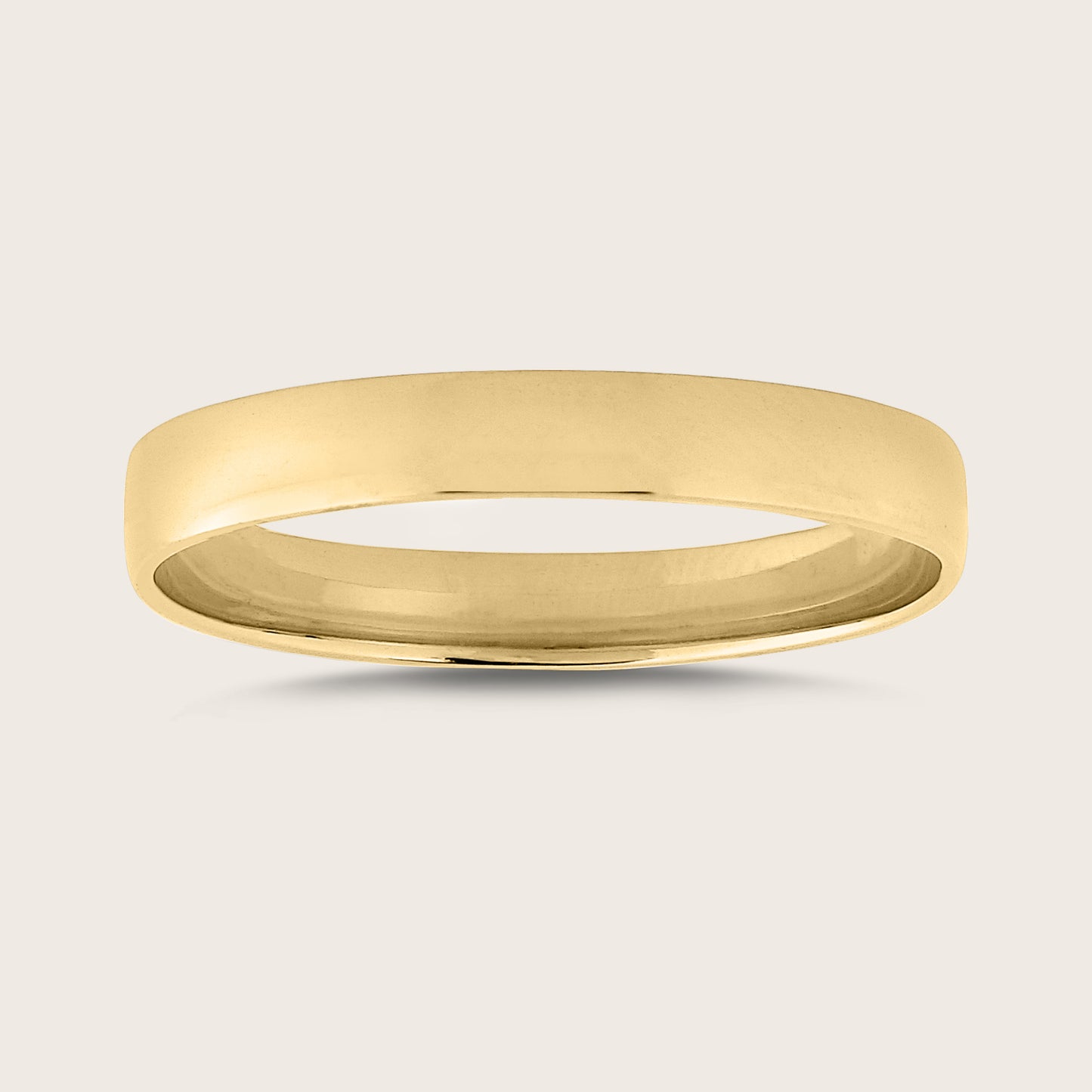 14k Yellow Gold Bold Stacker Band Ring