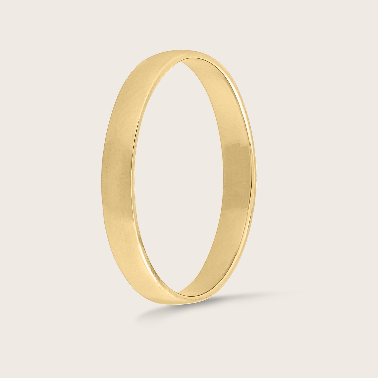 14k Yellow Gold Bold Stacker Band Ring